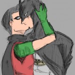 Bloodmilk - Robin kisses Batman Bloodmilk - Robin kisses Batman