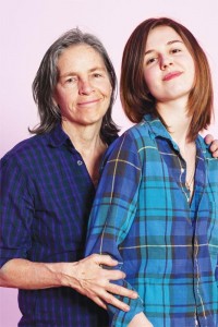 Eileen Myles, poet Leopoldine Core, writer. Together for 1 year.