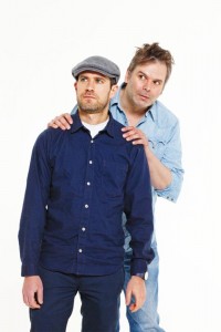 Jonathan Horowitz, artist Rob Pruitt, artist. Together for 16 years.