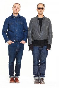 Steven Cox & Daniel Silver, designers, Duckie Brown .Together for 17 years.