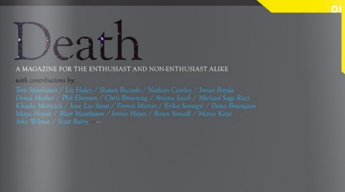 Printed Matters #2: Death Printed Matters #2: Death