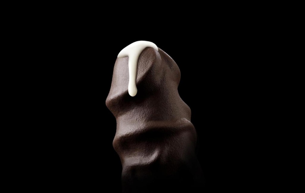 8 inches chocolate cock - barcelona - grateful grapefruit 01